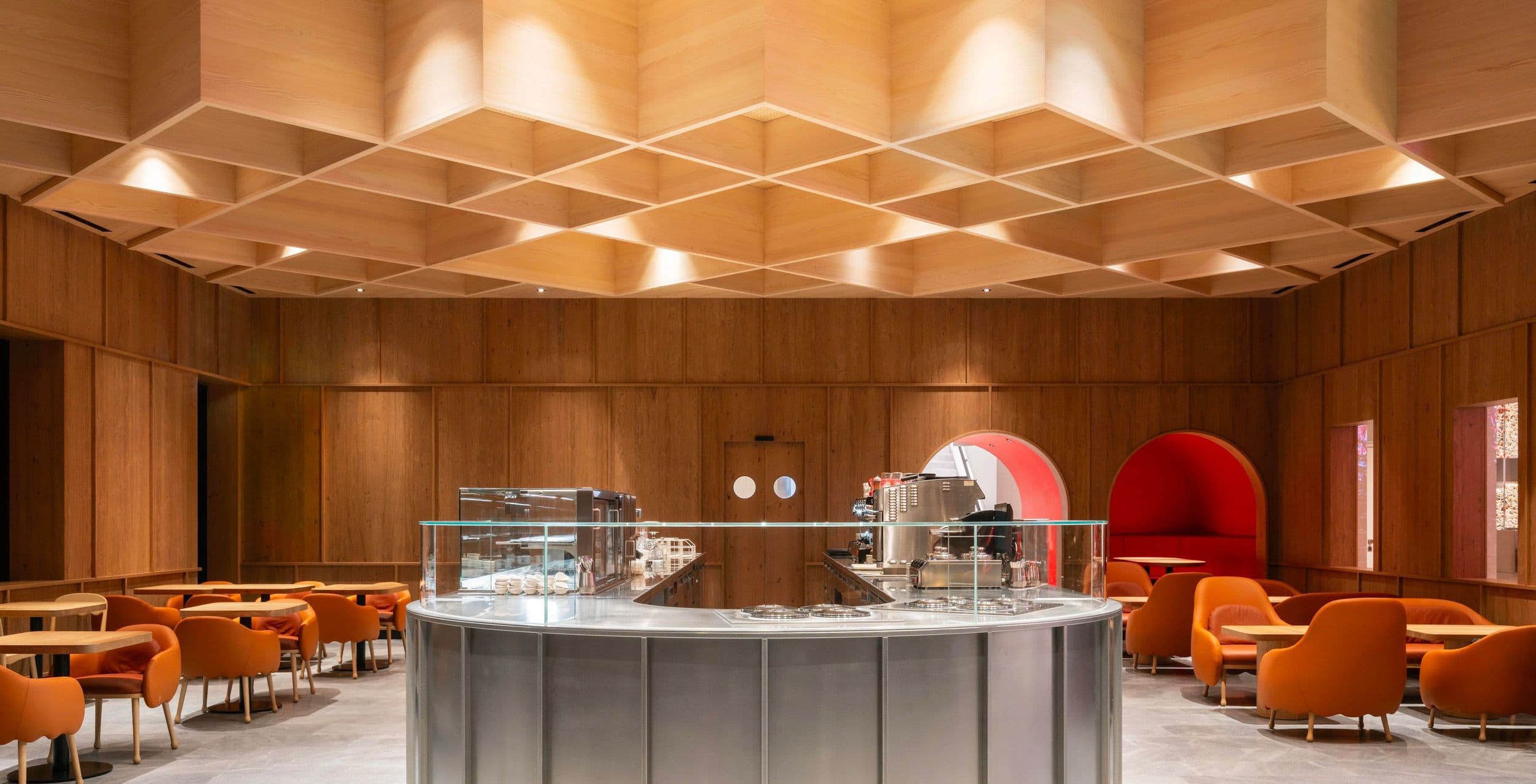 Ceiling / Loacker Galaxy by MoDus Architects