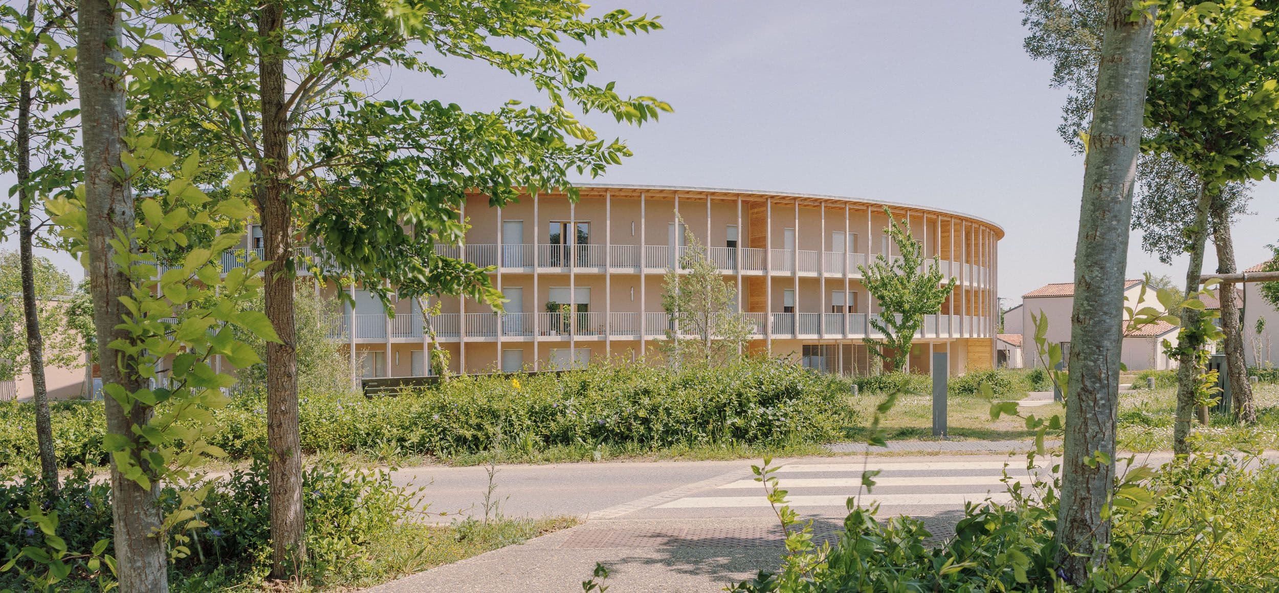 Cornebarrieu: a circular courtyard for social housing